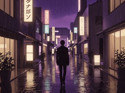Last Signal Tokyo - narrative visual novel set in neon-lit Japanese streets